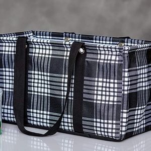NWT-Large Utility Tote-Cozy Plaid
